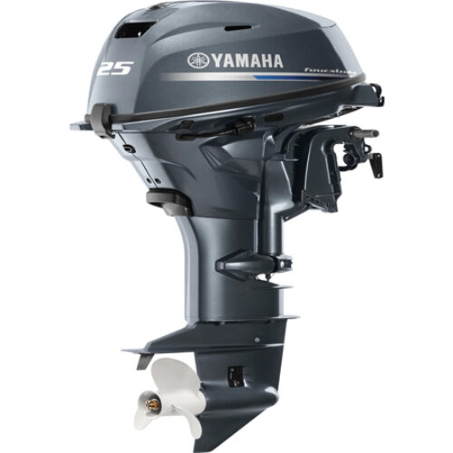 YAMAHA 25 HP F25LC Outboard Motor.